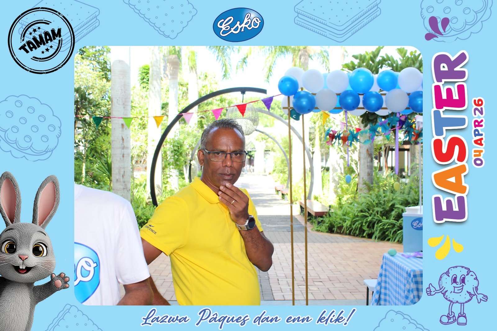 Esko Easter frame moment 2