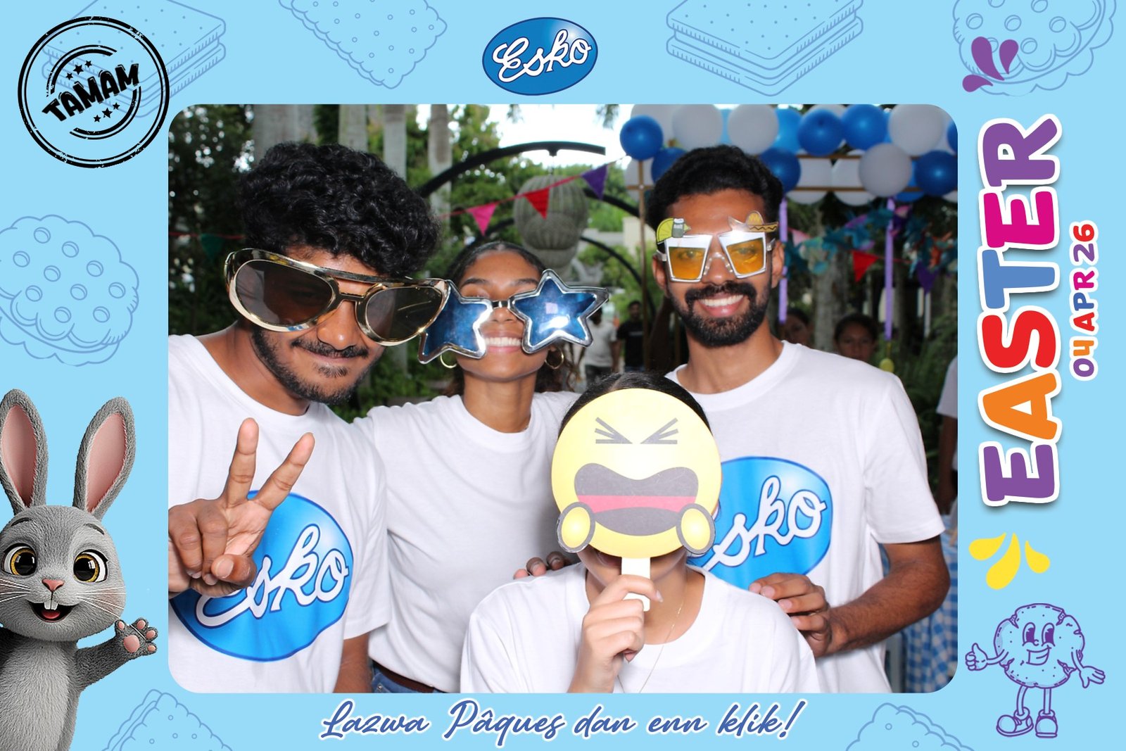 Esko Easter frame moment 3