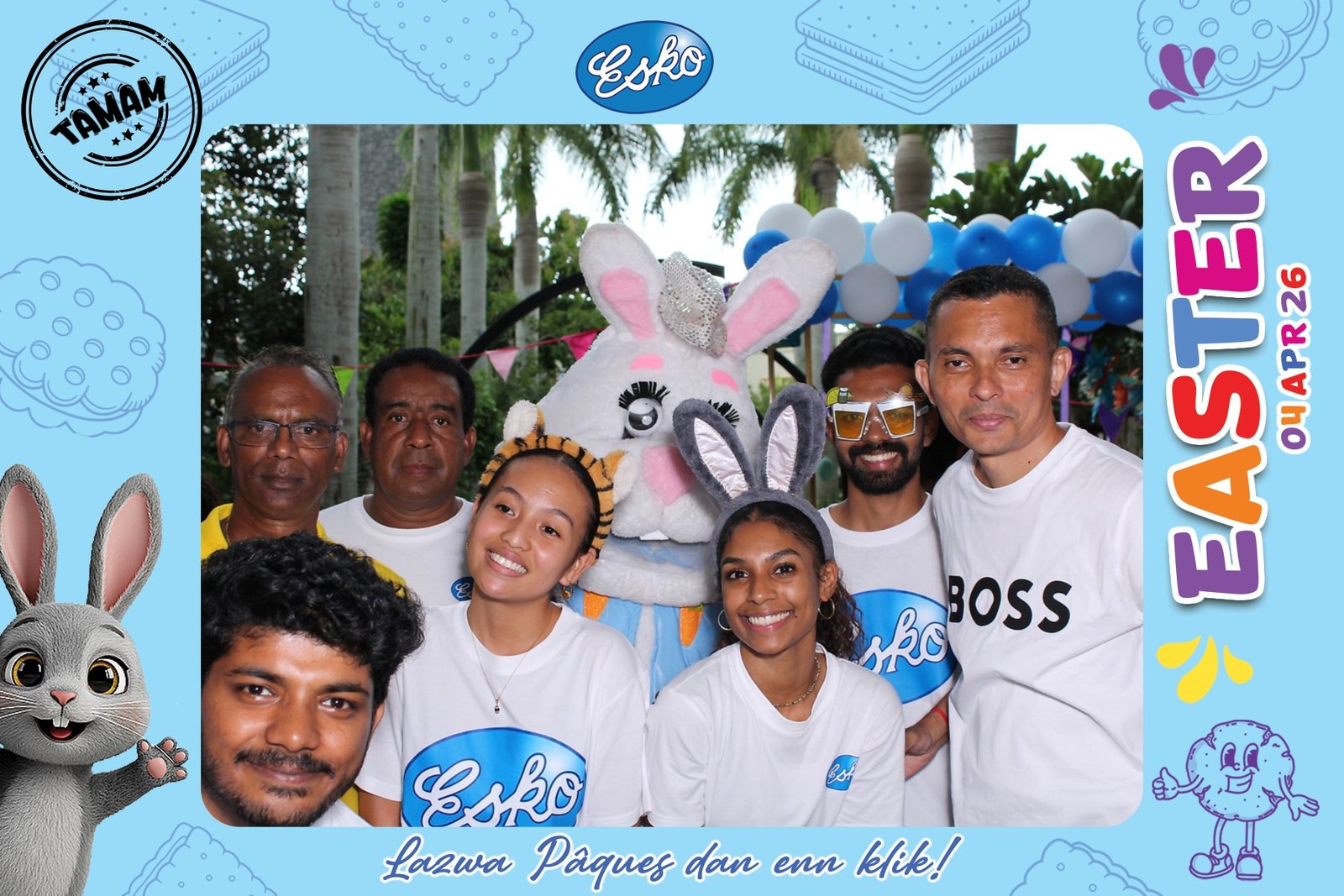 Esko Easter frame moment 4