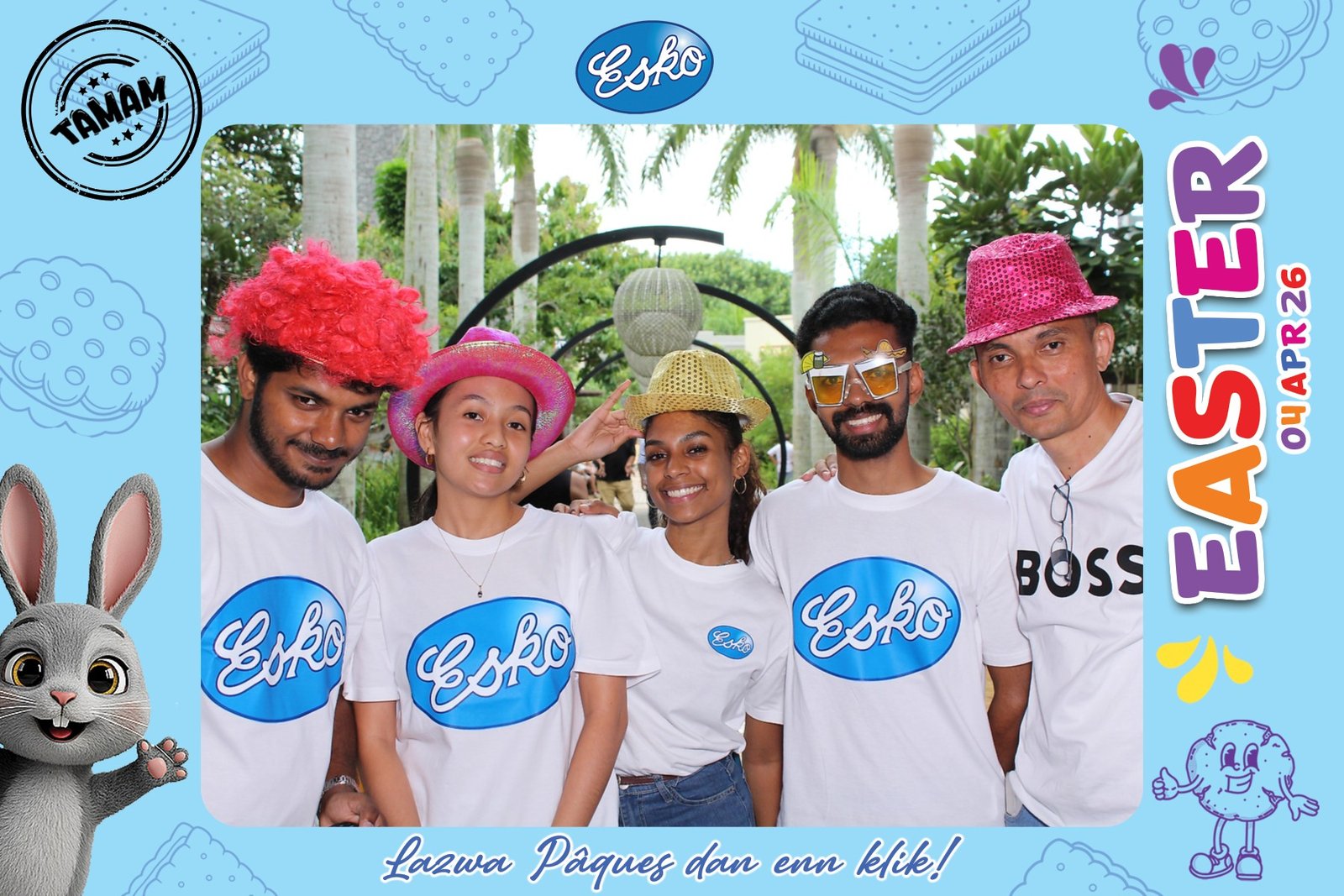 Esko Easter frame moment 5