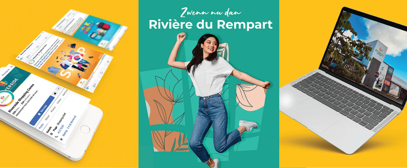 Riverside Shopping Centre Banner