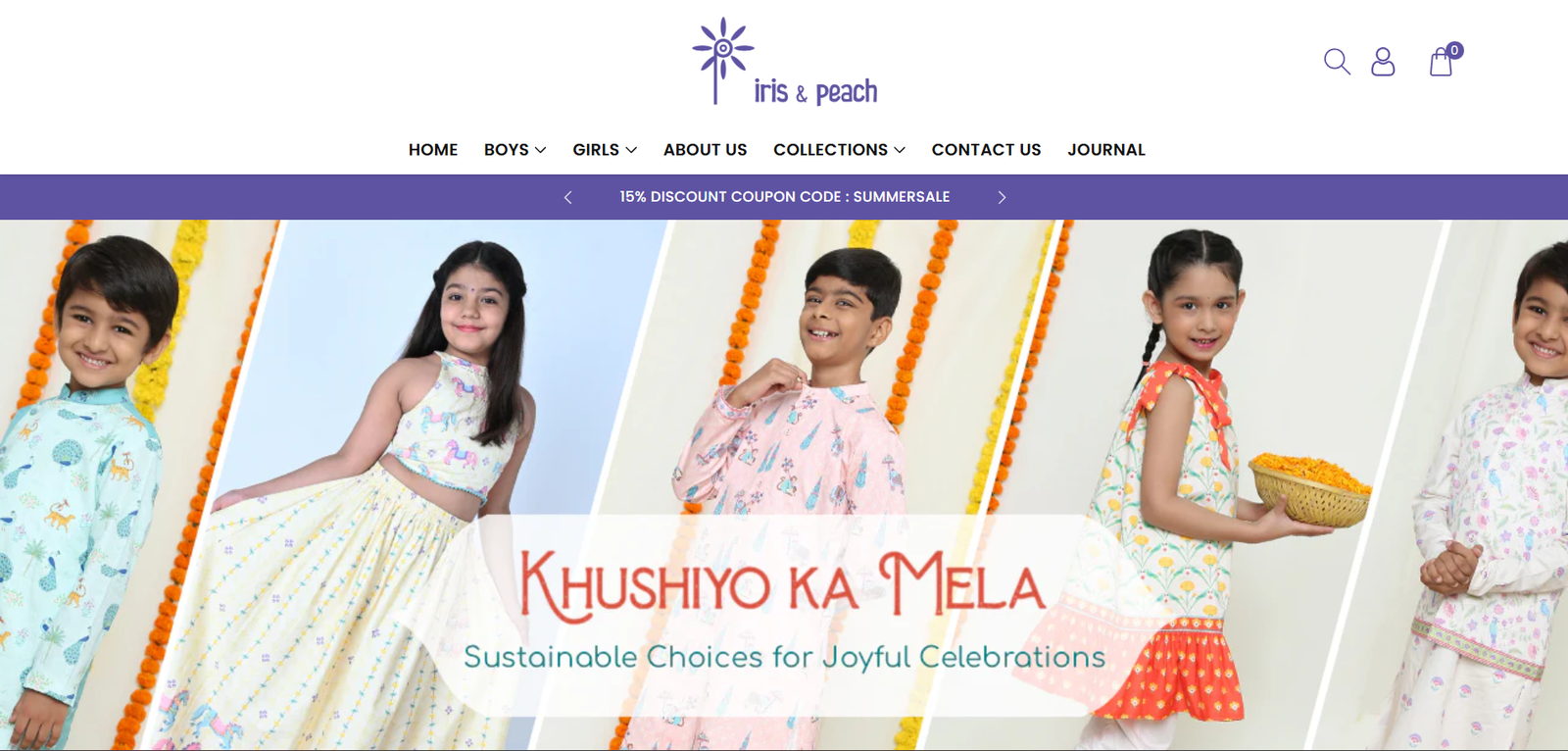 Iris & Peach Website Case Study